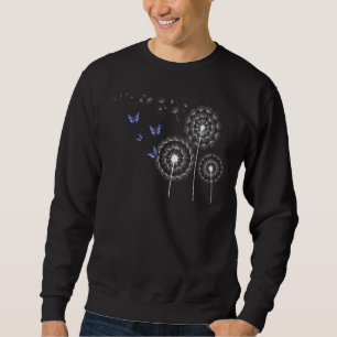 Cute Monarch Butterfly Dandelion Flower Love Sweatshirt