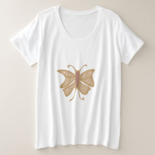 Cute Monarch Butterfly T-Shirt Plus Size T-Shirt