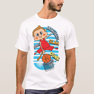 Cute monkey basketball player T-Shirt