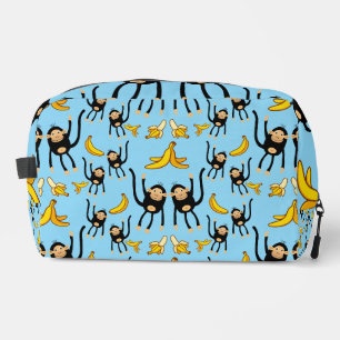 Cute Monkey Birthday Dopp Kit