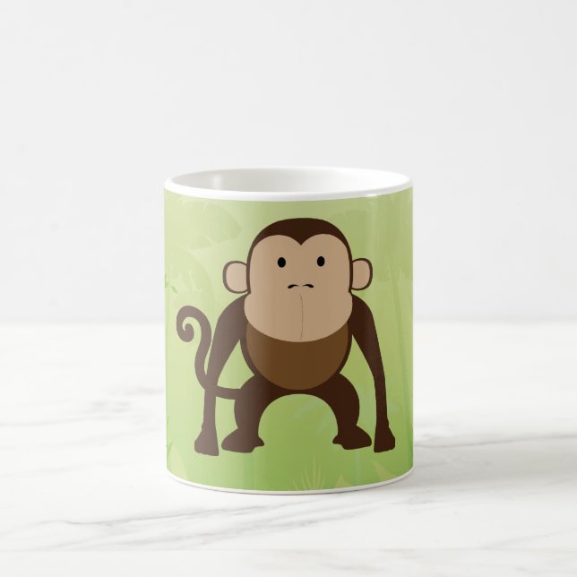Cute Monkey Coffee Mug (Center)