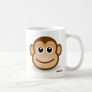 Cute Monkey Face Coffee Mug