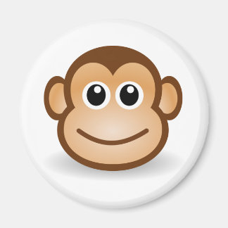 Cute Monkey Face Magnet
