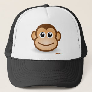 Cute Monkey Face Trucker Hat