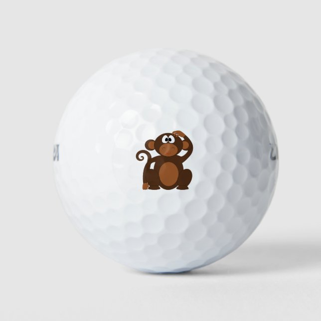Cute Monkey Golf Balls (Front)