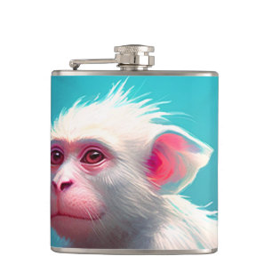 Cute Monkey Hip Flask