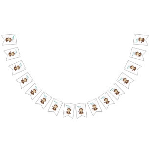 Cute Monkey-Kawaii collection Bunting