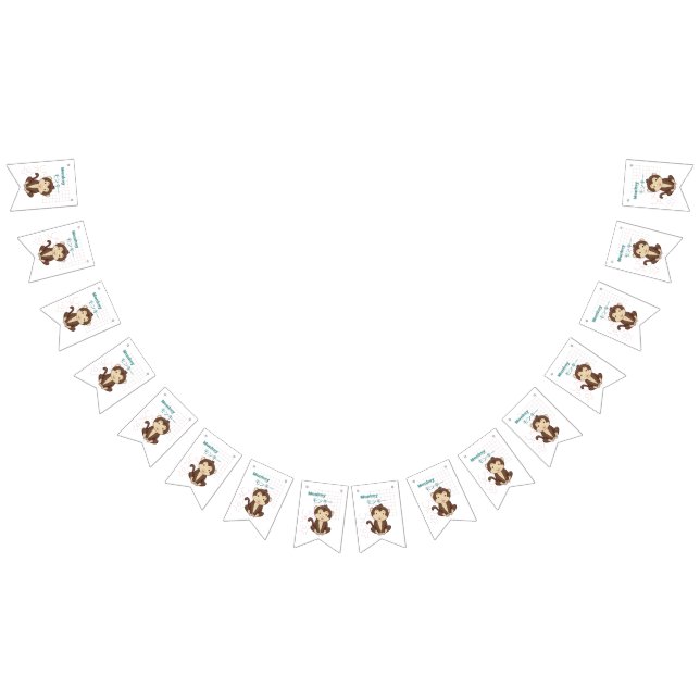 Cute Monkey-Kawaii collection Bunting (All)