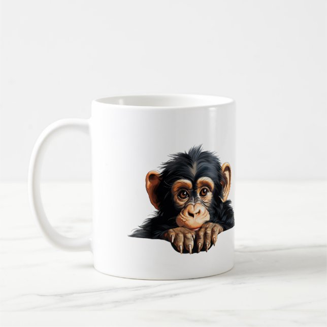 Cute Monkey Mug (Left)