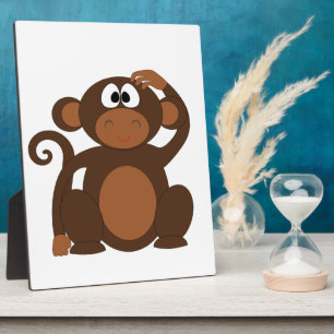 Cute Monkey Plaque
