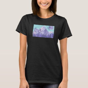Cute Monkey Retro Wild Forest Animal  Vintage Chim T-Shirt
