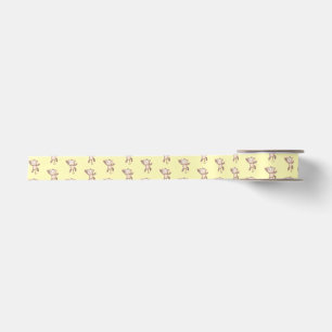 Cute Monkey Ribbon, Baby shower ribbon Satin Ribbon