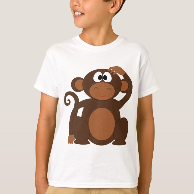 Cute Monkey T-Shirt (Front)
