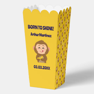 Cute Monkey Theme Boy Baby Shower Favour Box