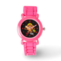 Cute Monkey Time with Chinese Numeral (red font)