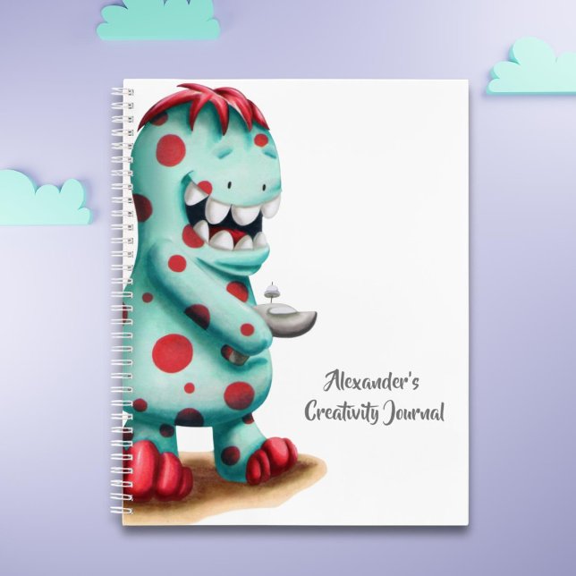 Cute Monster Alien Kids Art Sketchbook Notebook (Creator Uploaded)