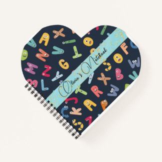Cute Monster Alphabets Notebook