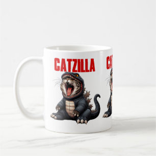 Cute Monster Cat Gift for Cat Lovers & Pet Owners  Coffee Mug