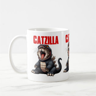 Cute Monster Cat Gift for Cat Lovers & Pet Owners Coffee Mug