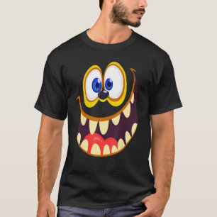 Cute Monster Face Halloween Halloween Kids Adults T-Shirt