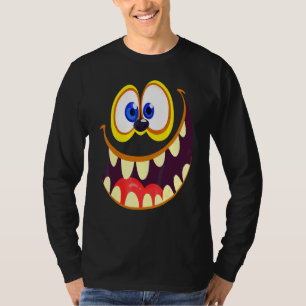 Cute Monster Face Halloween Halloween Kids Adults T-Shirt
