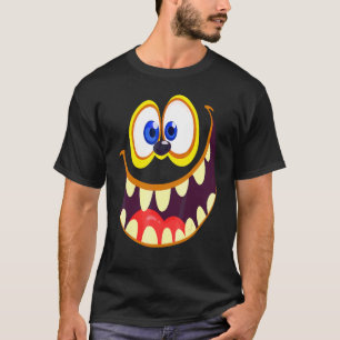 Cute Monster Face Halloween Halloween Kids Adults T-Shirt