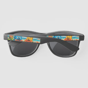 Cute Monster Friends Silver Character Accent Sunglasses