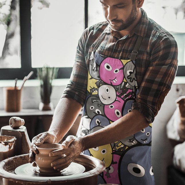 Cute Monsters Apron (Creator Uploaded)