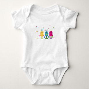 Cute Monsters Baby Bodysuit