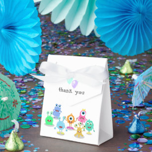 Cute Monsters Birthday Thank You Favour Box