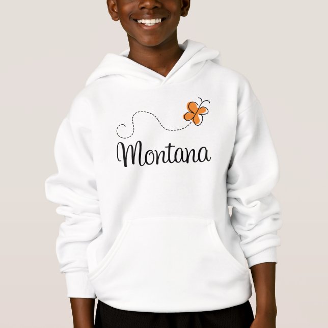 Cute Montana Butterfly Gift (Front)