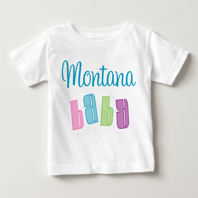 Cute Montana Kids T-shirt (Front)