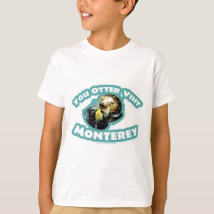 Cute Monterey Otter Travel T-Shirt