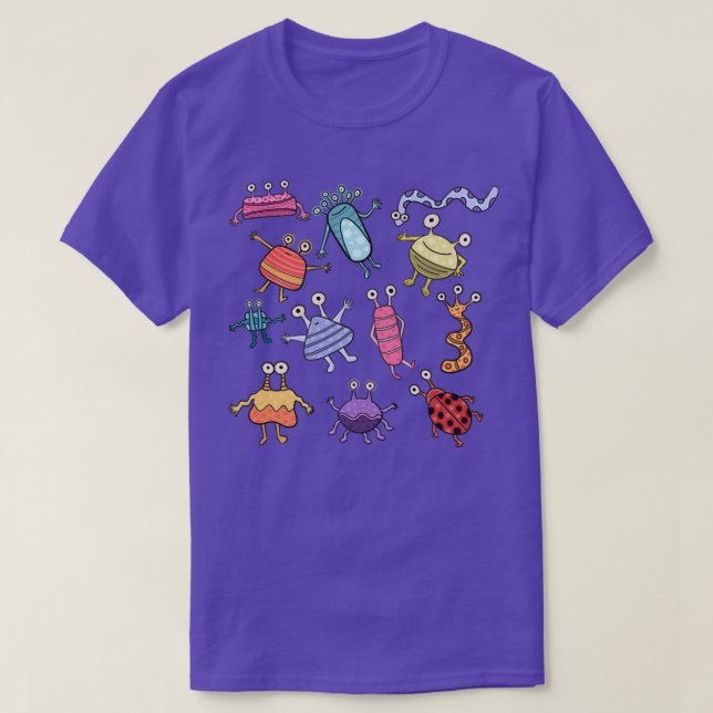 Cute Monters T-Shirt (Design Front)