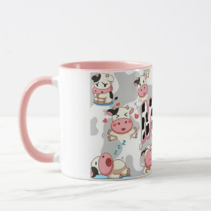 Cute “Moo Cow” Cartoon Design Mug