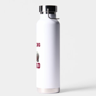 Cute MOO DENG SQUAD Baby Hippo Team Cheer Girls Te Water Bottle