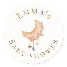 Cute Moon Baby Shower 