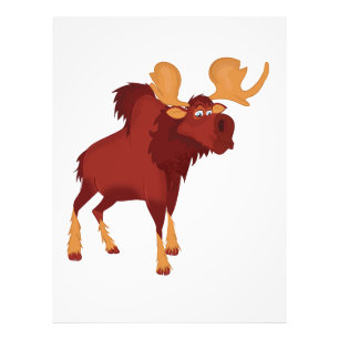 Cute Moose Photo Print