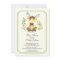 Cute Moose Woodland Baby Shower Invitation