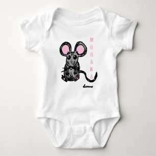Cute Mooska Mouse Infant Creeper