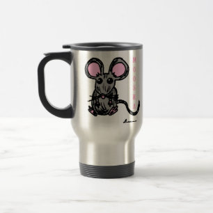 Cute Mooska Mouse Travel Mug