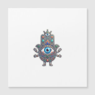 Cute Moroccan Amazigh Hamsa Evil Eye Kawaii Sticke