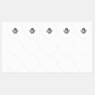 Cute Moroccan Berber Teapot Kawaii Sticker with Tu