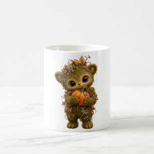 Cute Moss Bear Pumpkin Mug