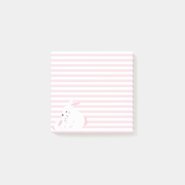 Cute mother & baby bunny | Post-its Post-it Notes (Front)