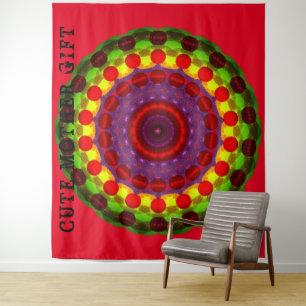 CUTE MOTHER GIFT_IMG_ROSE_GREEN_RMDESIGNFLO55_ TAPESTRY