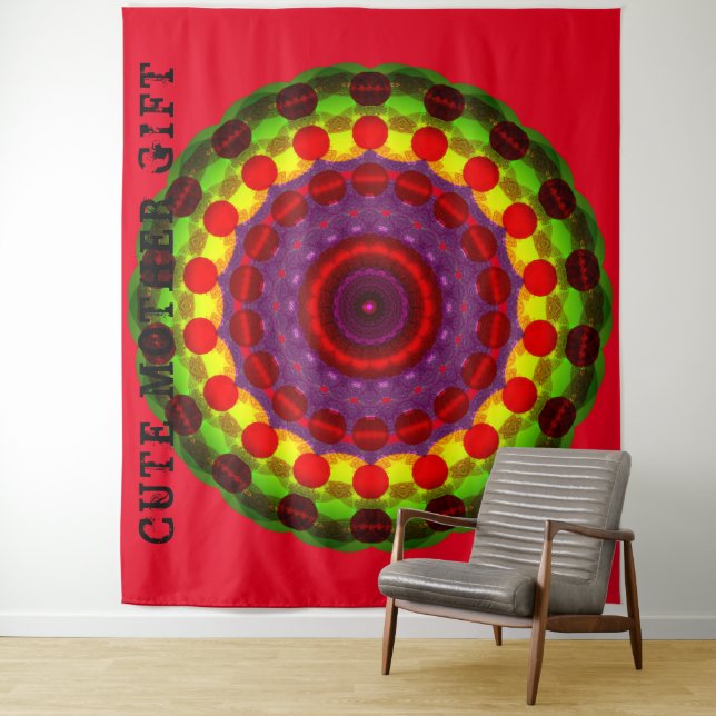 CUTE MOTHER GIFT_IMG_ROSE_GREEN_RMDESIGNFLO55_    TAPESTRY (In Situ)