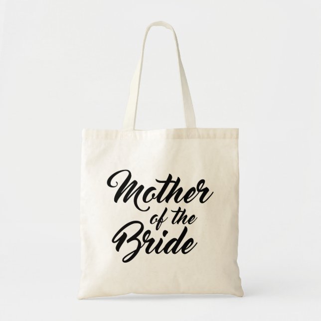 Cute Mother of the bride favour tote bag (Front)