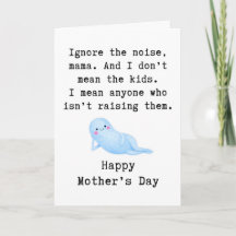 Cute Mother’s Day Card, Adorable Mum Greeting