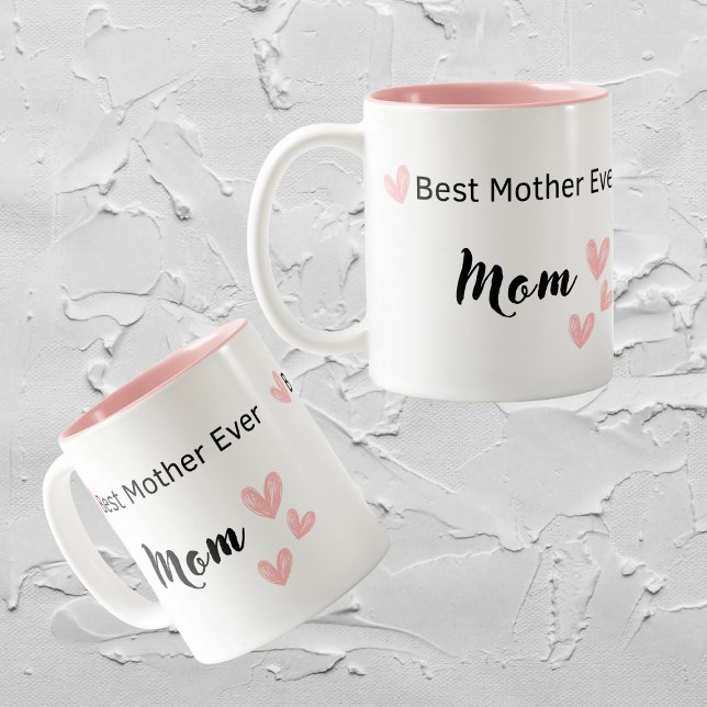 Cute Mother’s Day Coffee Mug "Best Mum ever" (Creator Uploaded)